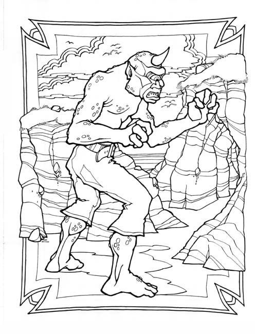 496x650 Cyclops Coloring Pages Cyclops, Coloring Books