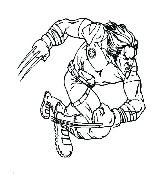 518x581 Wolverine Coloring Page Cyclops Coloring Page Coloring Pages