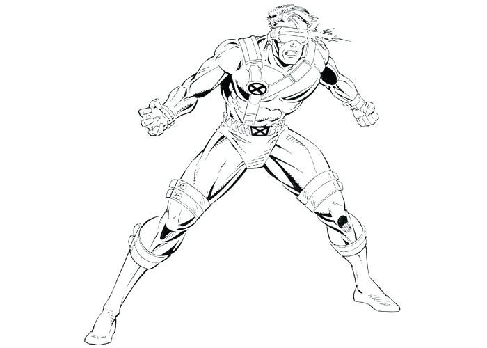 700x500 Cyclops Coloring Page X Men Coloring Pages Free Full Size