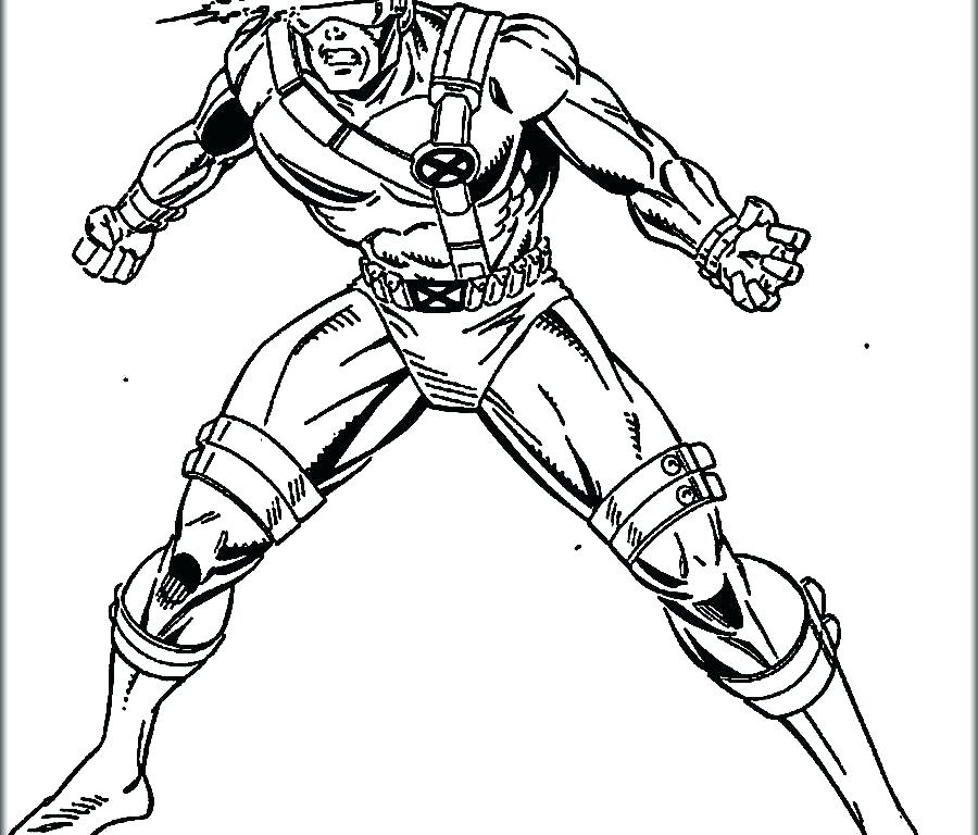900x768 Cyclops Coloring Page X Men Cyclops Coloring Page Free Pages