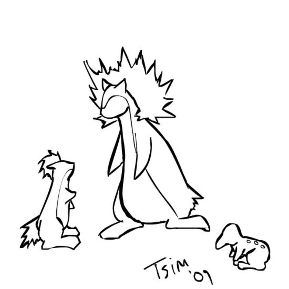 950x950 Pokemon Cyndaquil Coloring Pages Free Image