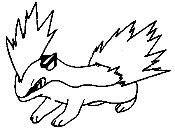 600x452 Pokemon Quilava Coloring Pages