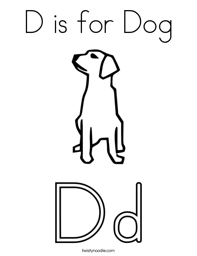 685x886 Letter D Coloring Pages