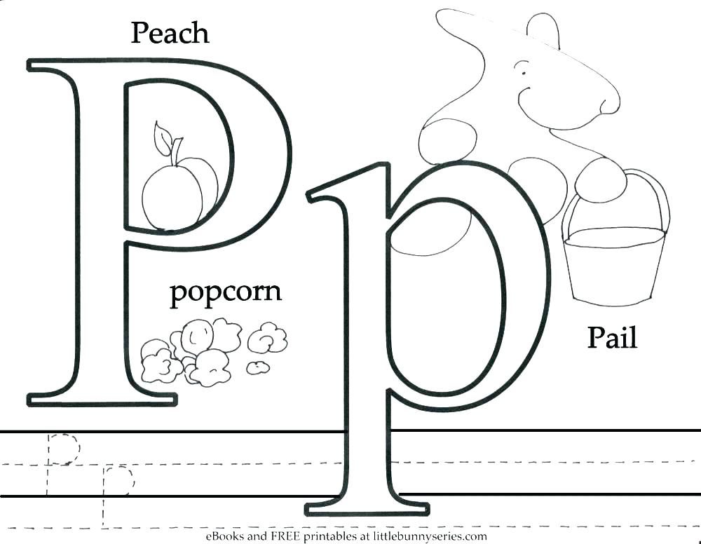 1000x776 D Coloring Page