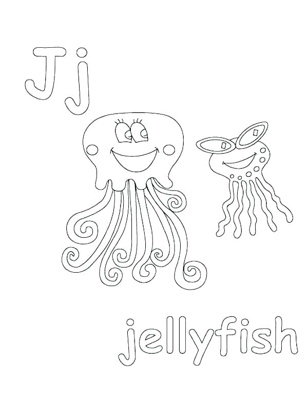 600x777 Letter J Coloring Pages Preschool Kindergarten Kids Learning
