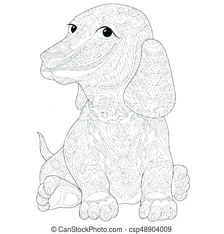 450x470 Dachshund Coloring Pages Kids Coloring Dachshund Coloring Pages
