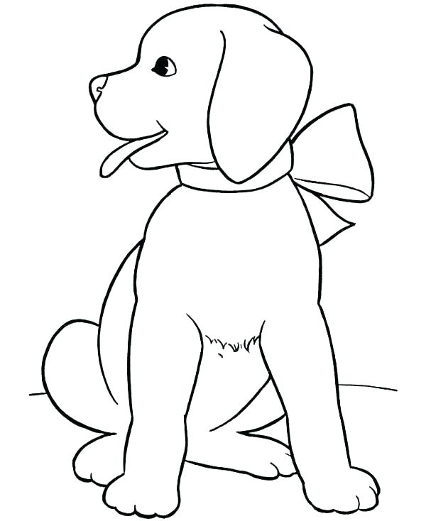 600x734 Puppies To Color Dogs Coloring Pages Excellent Dog Coloring Page