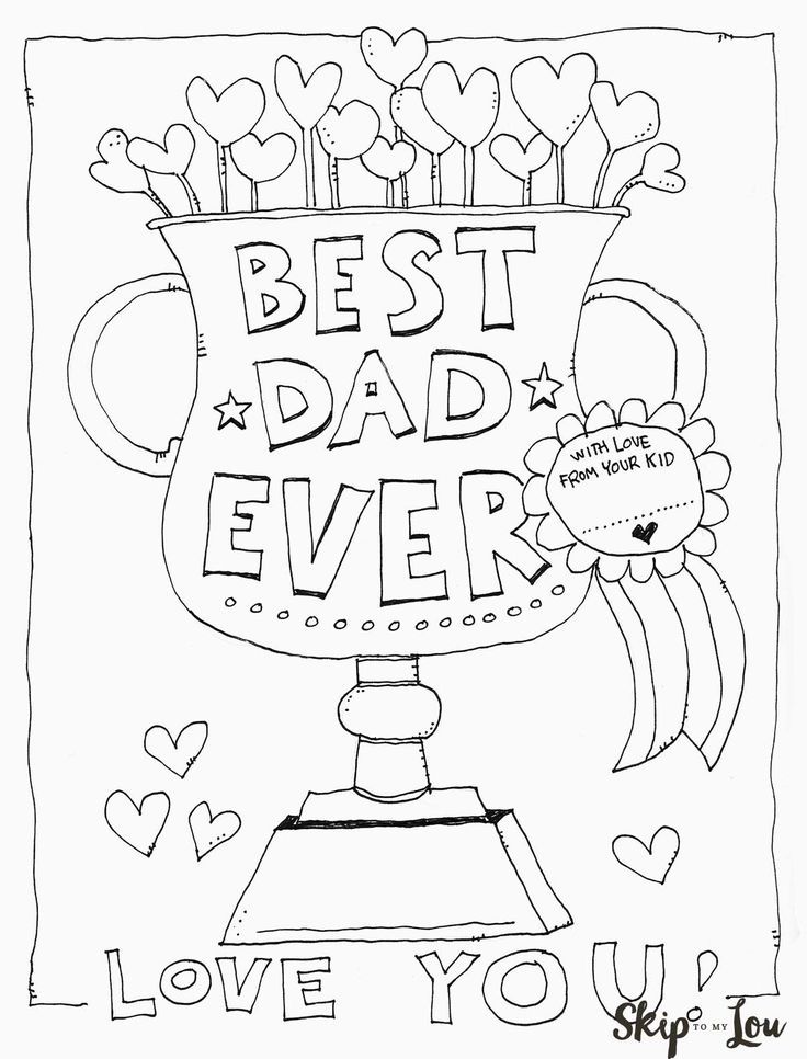 736x966 Free Printable Dad Coloring Page For Father's Day This Cute
