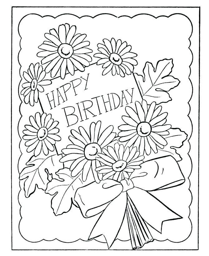 670x820 Happy Birthday Printable Coloring Pages Happy Birthday Coloring