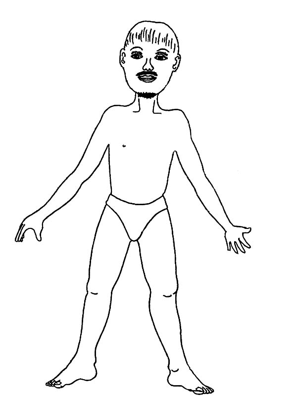 600x801 Body Coloring Pages