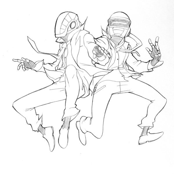 Daft Punk Coloring Pages at GetDrawings.com | Free for personal use