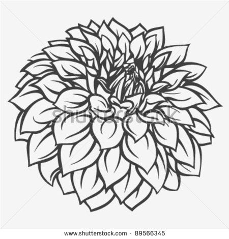 450x470 Letra Dahlia Colouring Pages