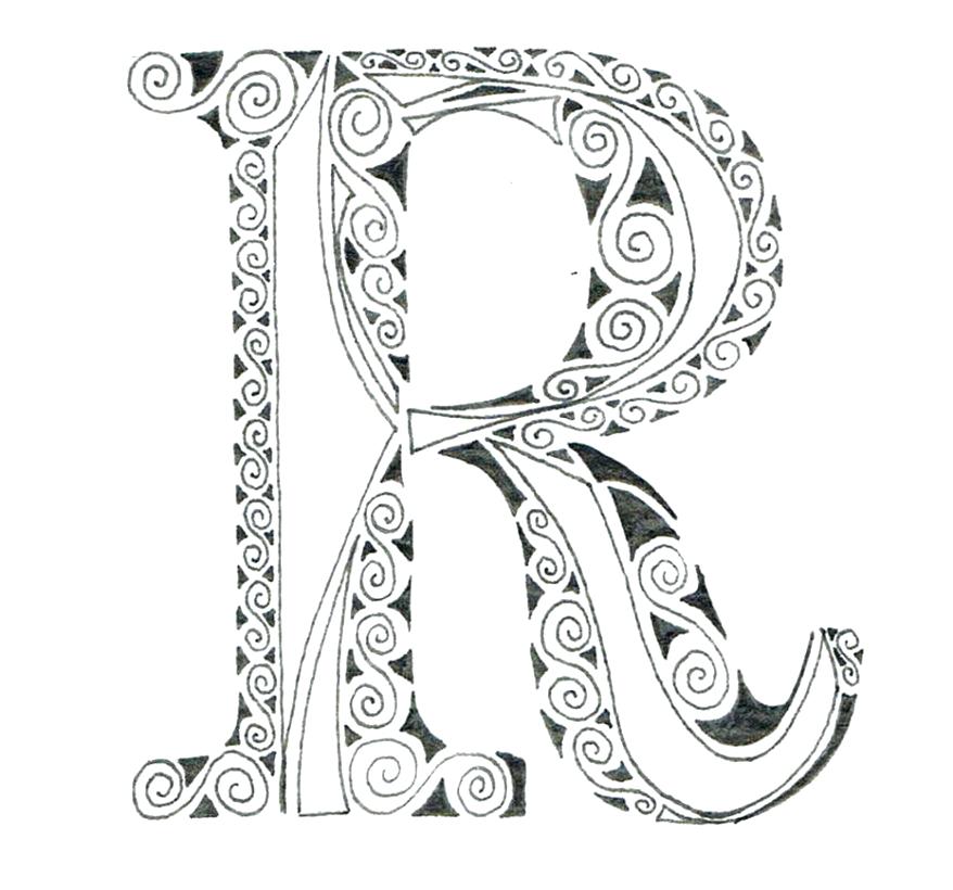 878x820 Illuminated Letters Coloring Pages Daily Coloring Pages Alphabet