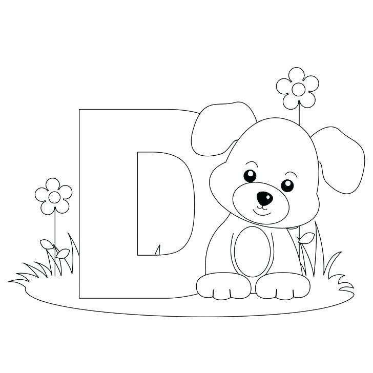 728x728 Animal Alphabet Letters Coloring Pages