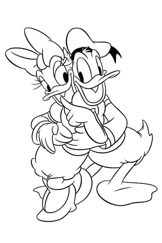 567x850 Donald Duck Coloring Page Duck Coloring Page From And Daisy Free