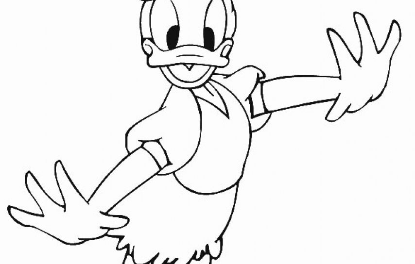 854x544 Coloring For Kids Donald And Daisy Duck Page Baby Pages Birthday