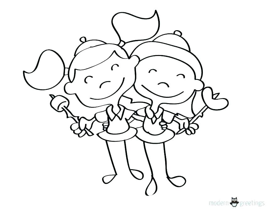 863x671 Daisy Girl Scouts Coloring Pages