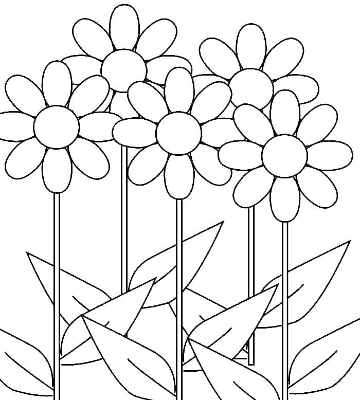 700x778 Daisy Scout Flower Coloring Pages Printable Coloring Daisy