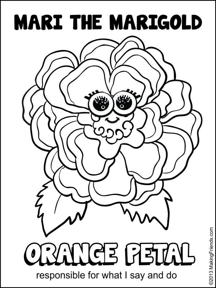 708x943 Girl Scout Daisy Petals Coloring Page Free Printable Pages