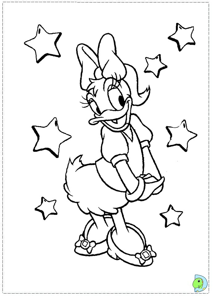 691x960 Daisy Duck Coloring Pages
