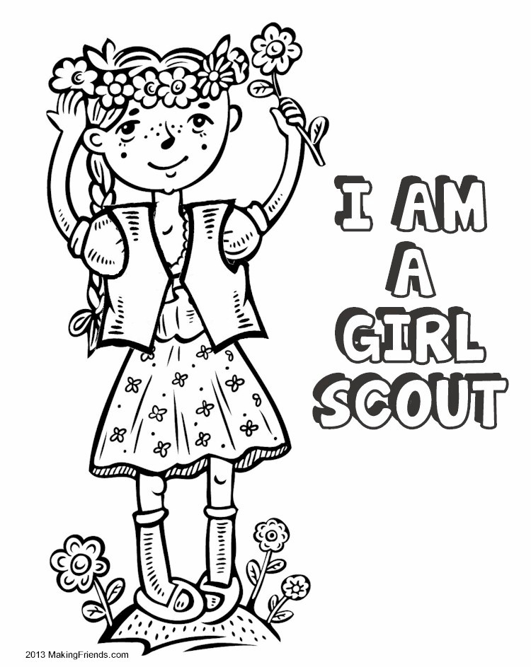 750x943 Daisy Girl Scout Coloring Pages