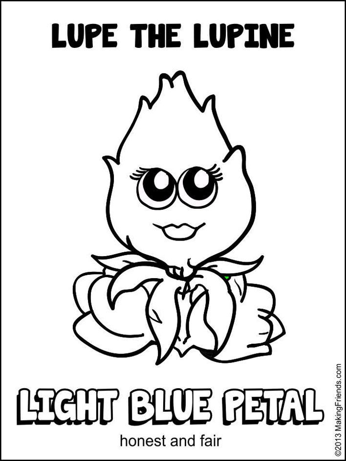 708x943 Blue Girl Scout Daisy Petal Coloring Page Girl Scouts