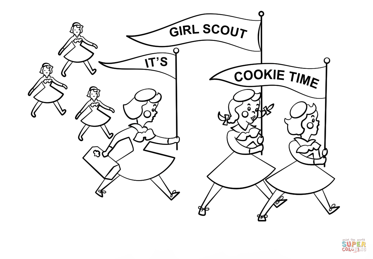 1186x824 Girl Scout Coloring Pages Coloring Pages