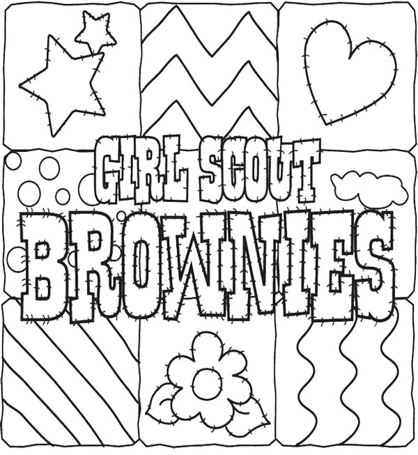 600x653 Girl Scout Coloring Pages Girl Scout Coloring Pages With Quotes
