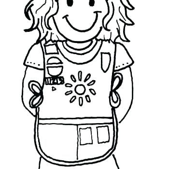 350x350 Coloring Pages For Girl Scouts Amazing Girl Scout Coloring Pages
