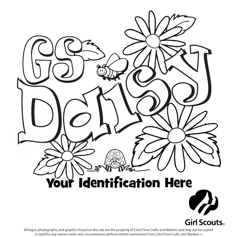 794x794 Daisy Coloring Pages Scouts Daisy Coloring Pages Scout Coloring
