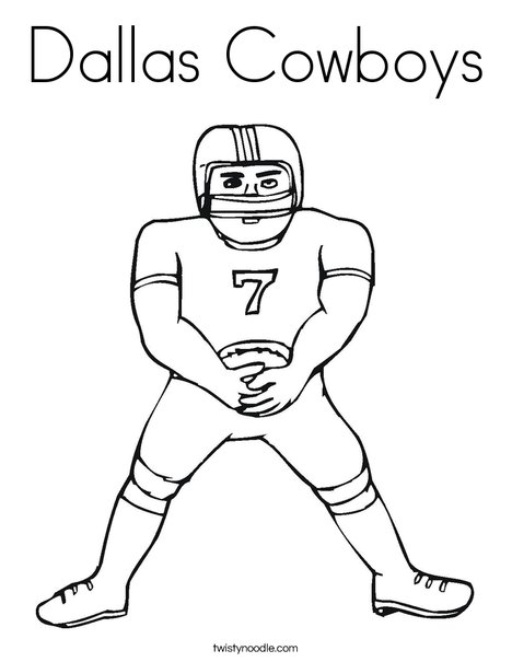 468x605 Dallas Cowboys Coloring Page