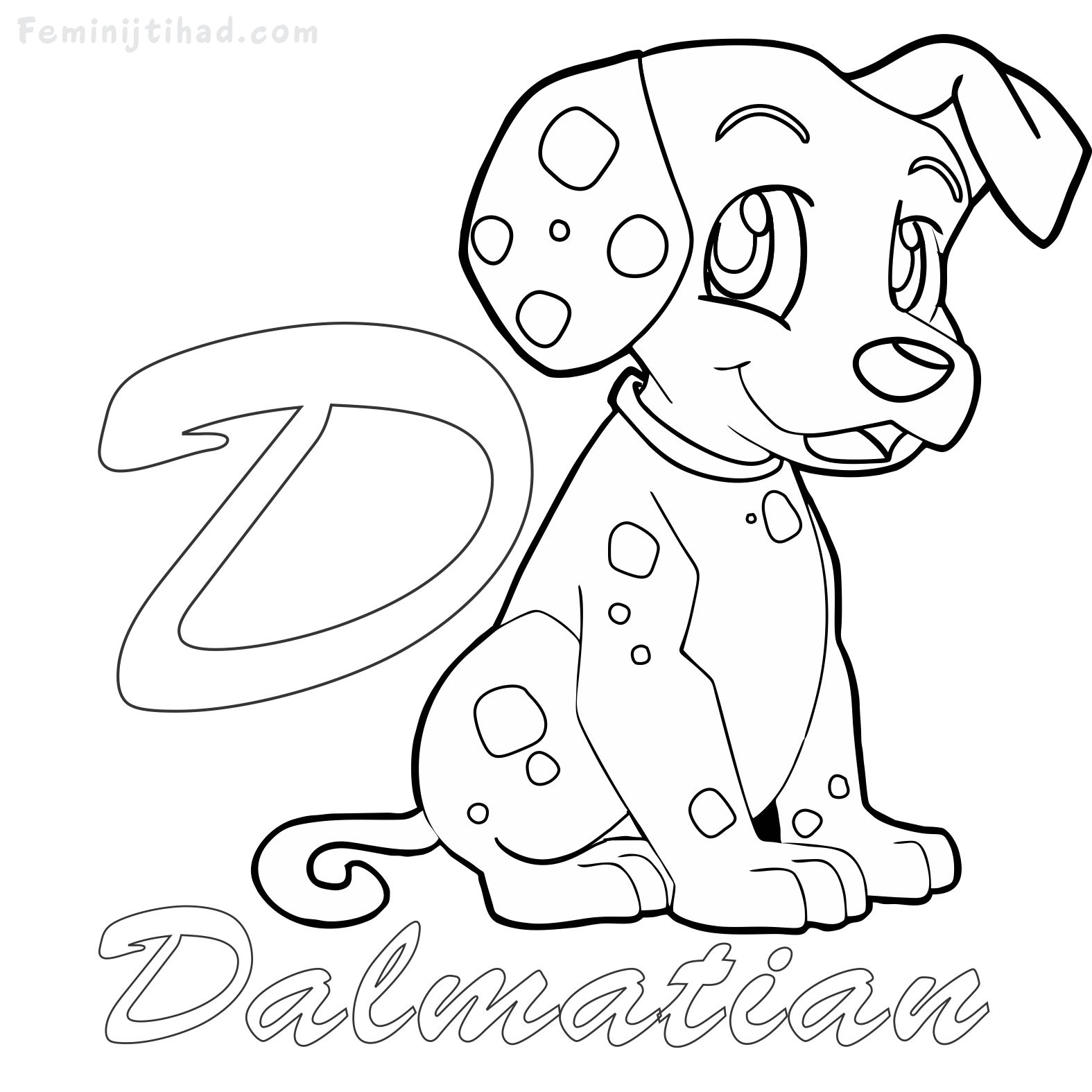 1575x1575 Dalmatian Coloring Pages Free To Print Coloring Pages For Kids