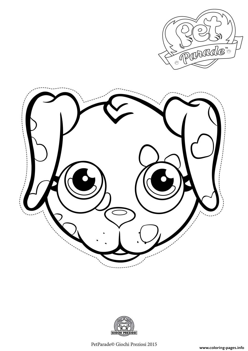 1001x1415 Pet Parade Cute Dog Dalmatian Coloring Pages Printable