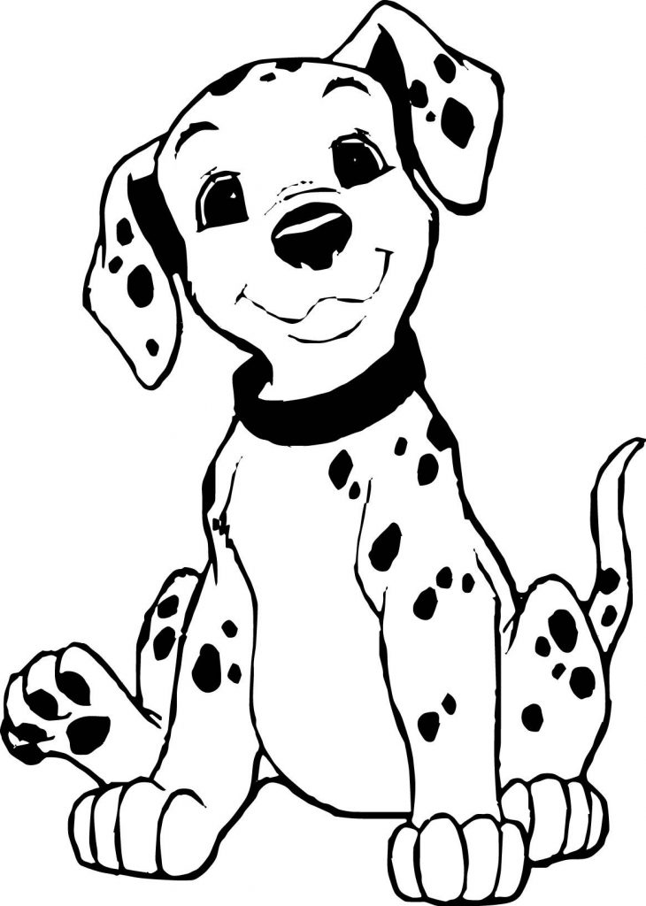 730x1024 Dalmatian Puppy Coloring Pages