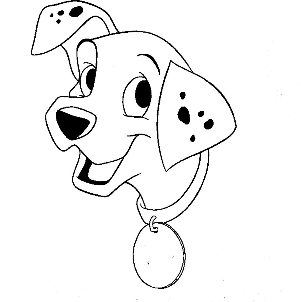 1022x1024 Dalmation Printable Cute Dalmatian Puppy Coloring Page Pages