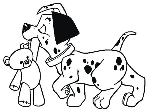 500x380 Dalmatians Coloring Pages Dalmatians Coloring Pages