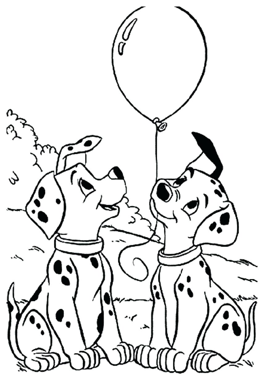 855x1246 Dalmation Coloring Pages