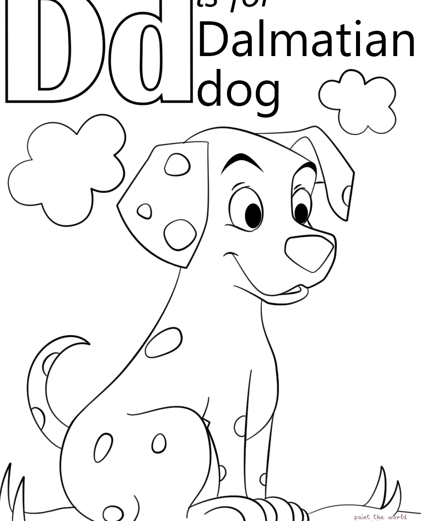 849x1050 Fire Dog Coloring Pages Dalmatian Vitlt Dalmatians General Of Dogs