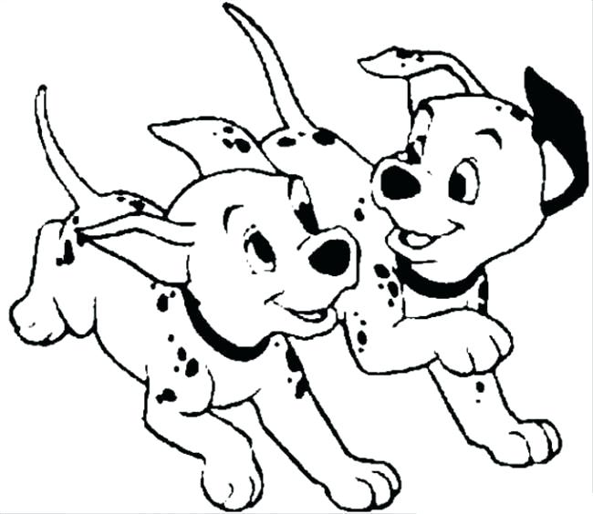 650x564 Dalmatian Dog Coloring Pages For Kids In A Sock