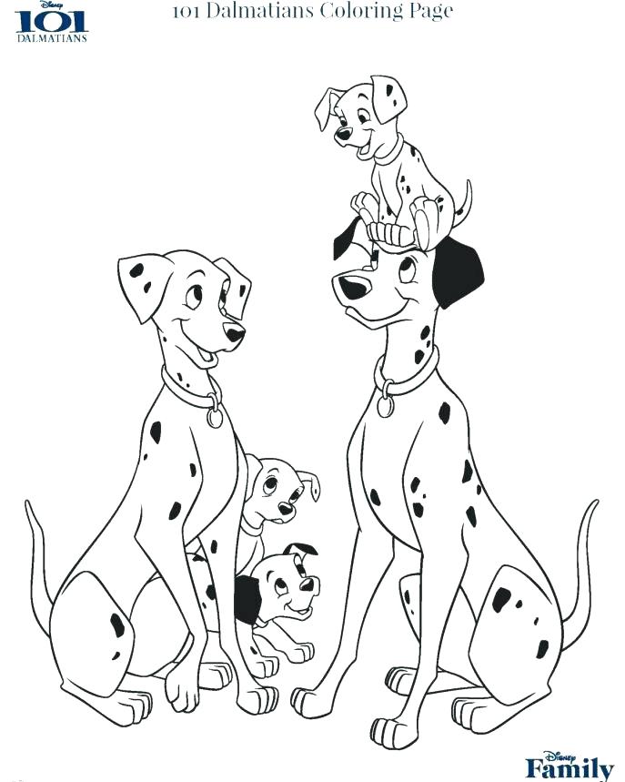 687x859 Dalmation Coloring Pages