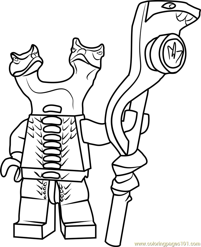 652x800 Ninjago Fangdam Coloring Page