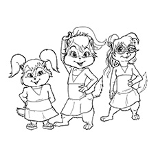 230x230 Top Free Printable Alvin And The Chipmunks Coloring Pages Online