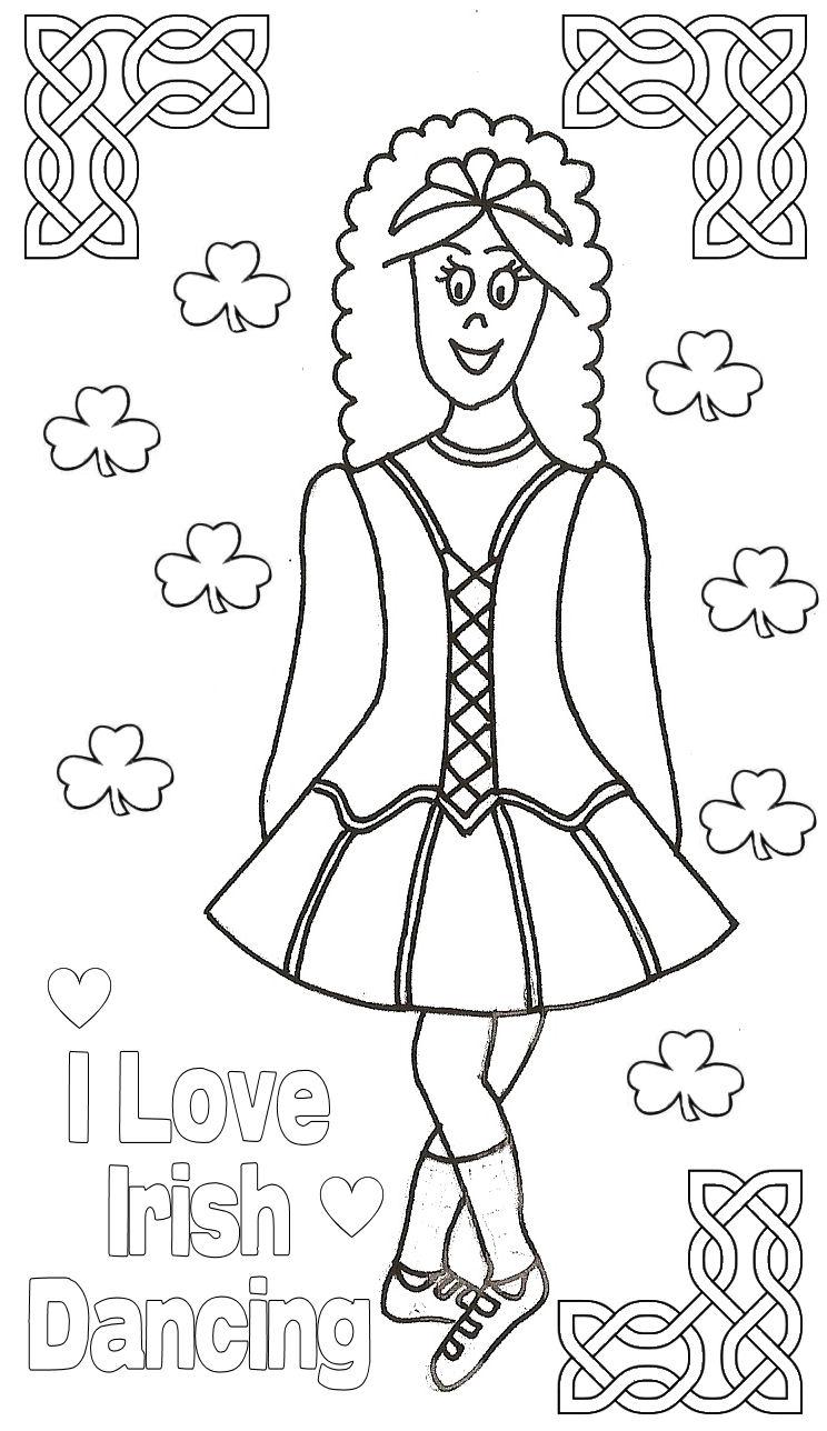 744x1288 Unique Design Irish Coloring Pages Eson Me Throughout