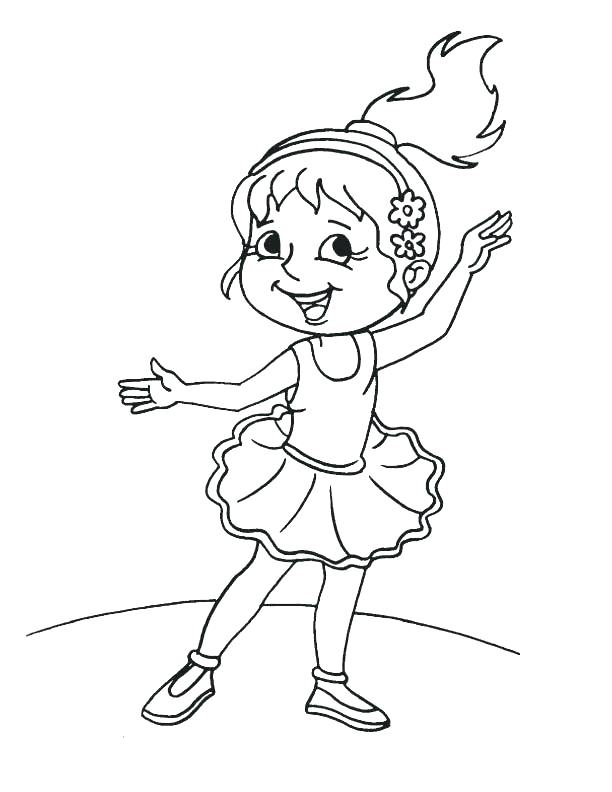 612x792 Cute Girl Coloring Pages Girl Coloring Page Cute Girl Ballet