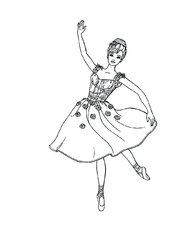 600x776 Ballet Coloring Pages Ballet Coloring Pages Ballerina Coloring