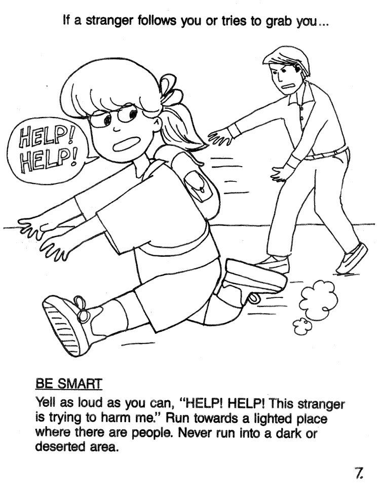 750x973 Stranger Danger Coloring Pages