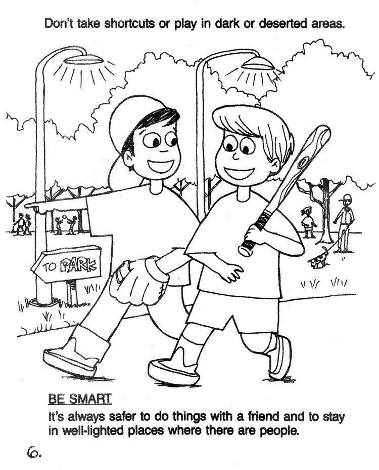 750x928 Stranger Safety Coloring Photo This Photo Was Uploaded