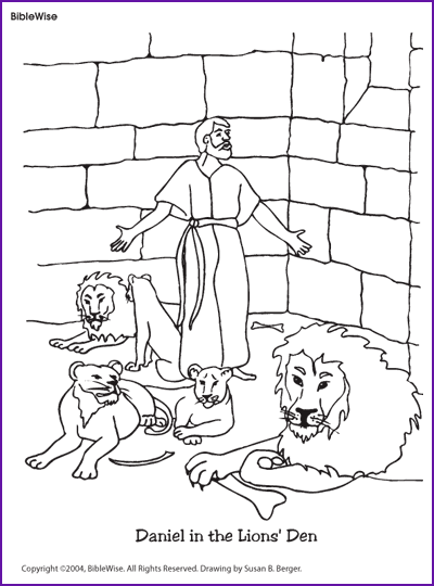 400x540 Exciting Daniel In The Lions Den Coloring Page Free Danie