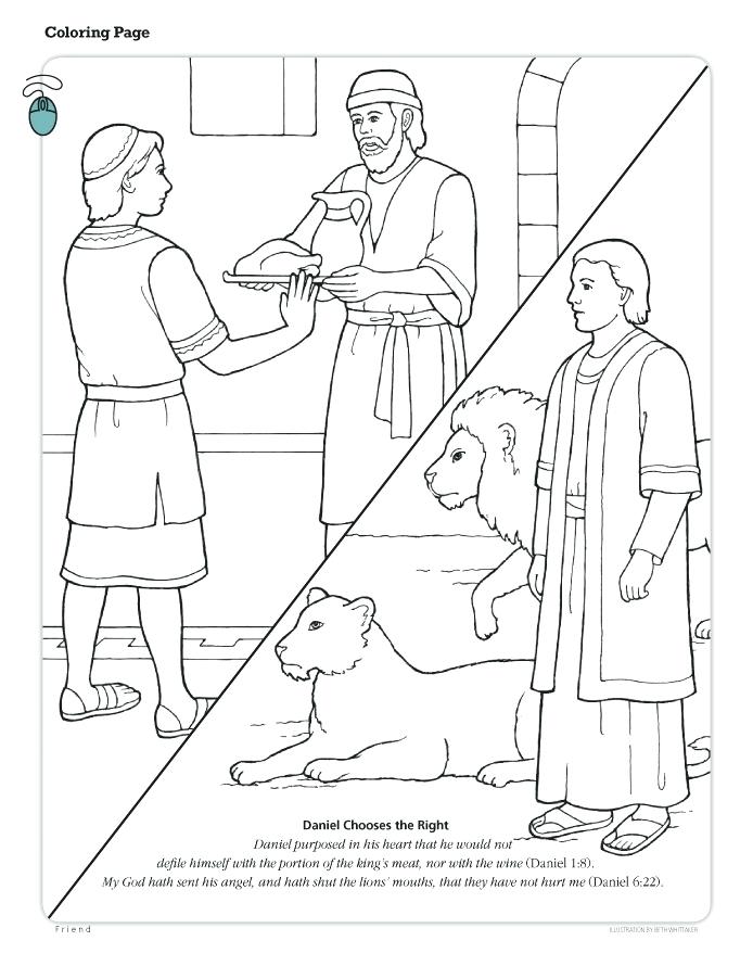 694x902 Daniel In The Lions Den Bible Coloring Pages Plus Page