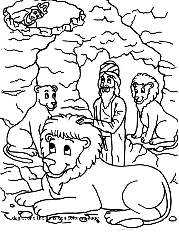 600x781 Daniel And The Lions Den Coloring Page